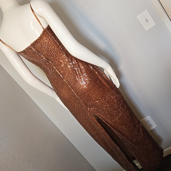 Brown Sequin Dress✨ - Picture 4 of 9